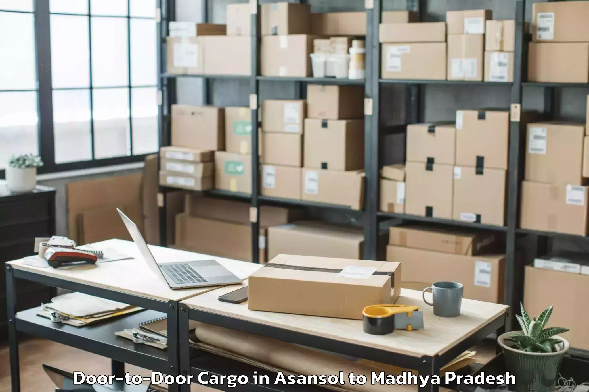 Affordable Asansol to Kasrawad Door To Door Cargo